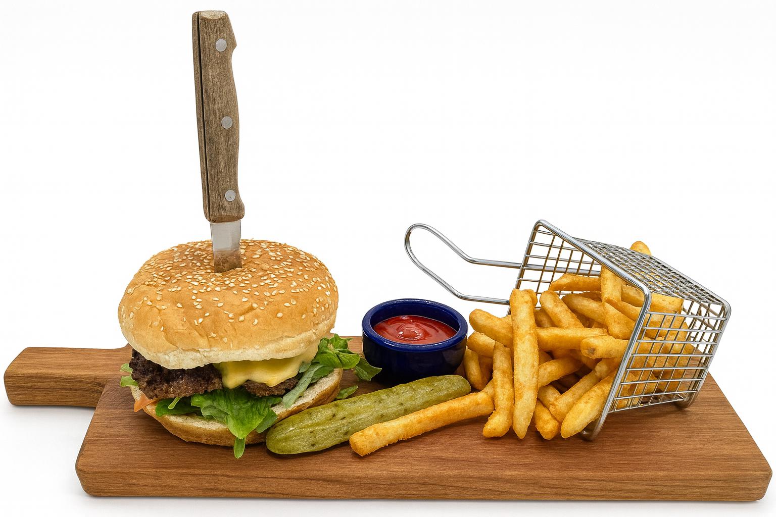 Blue Fig double Burger